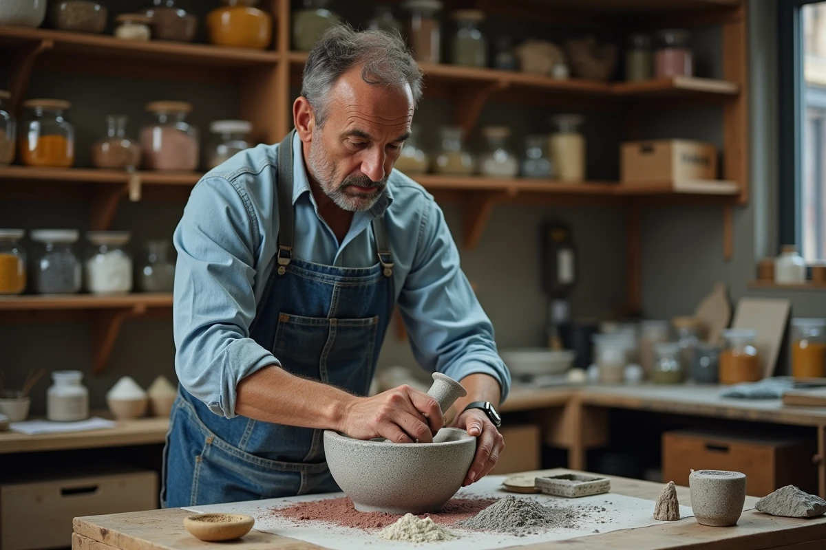Utilisation des matériaux pour la fabrication de la peinture